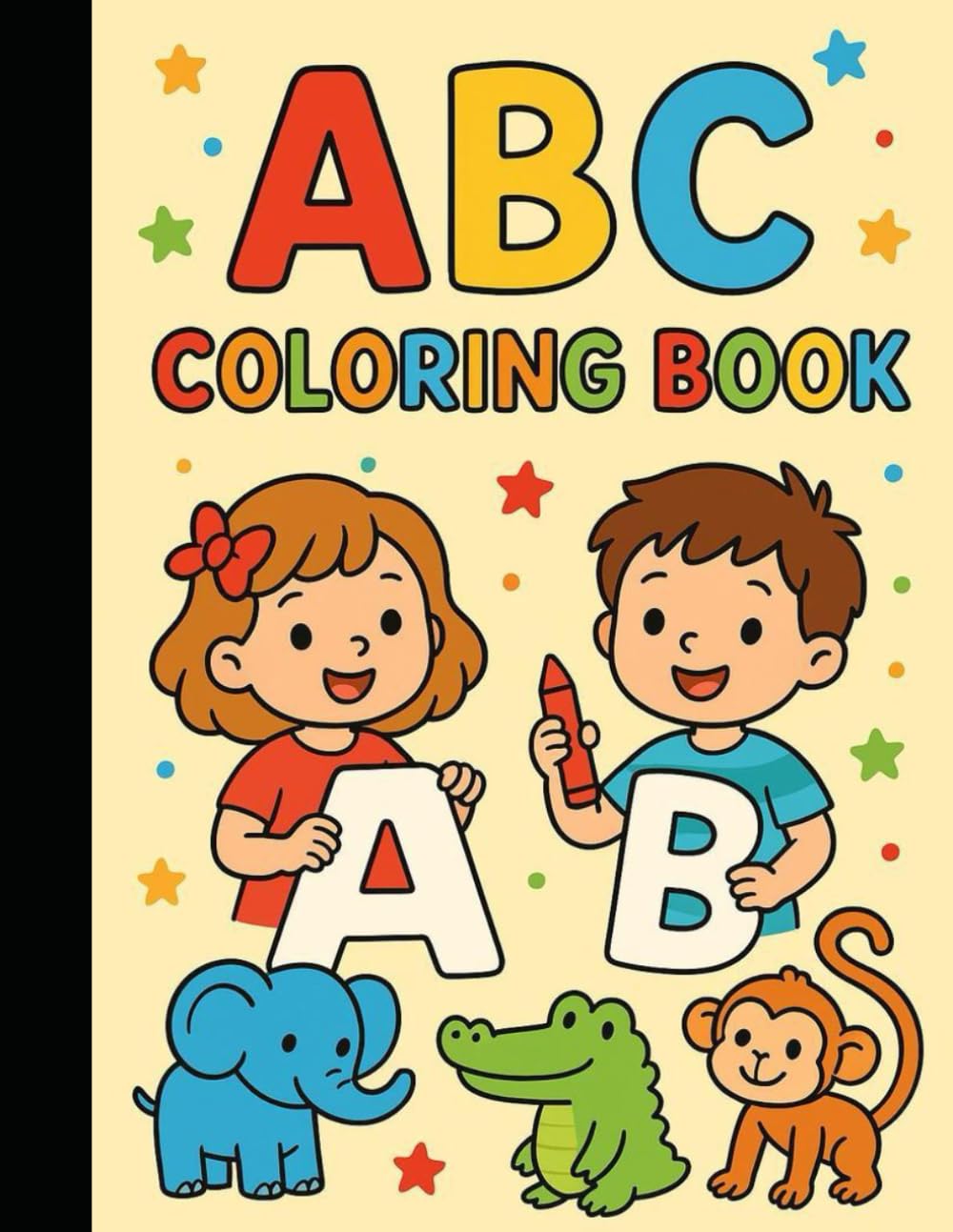 Alphabets: A fun colouring Book for Kids Aged 3 to 6