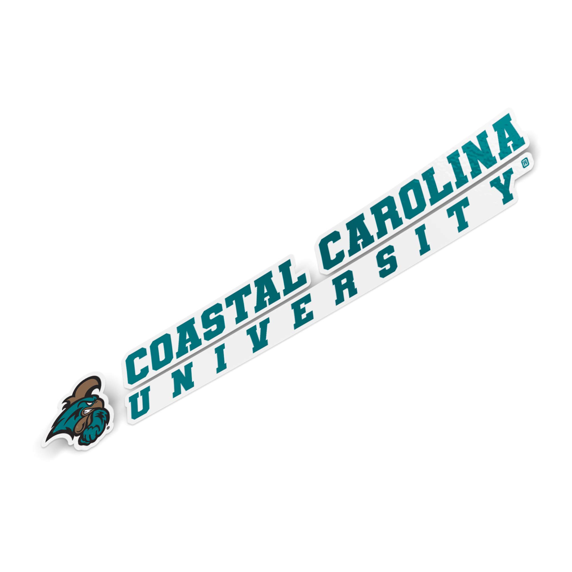 Vinilo Coastal Carolina University de 20cm que no se despega del coche ni termo