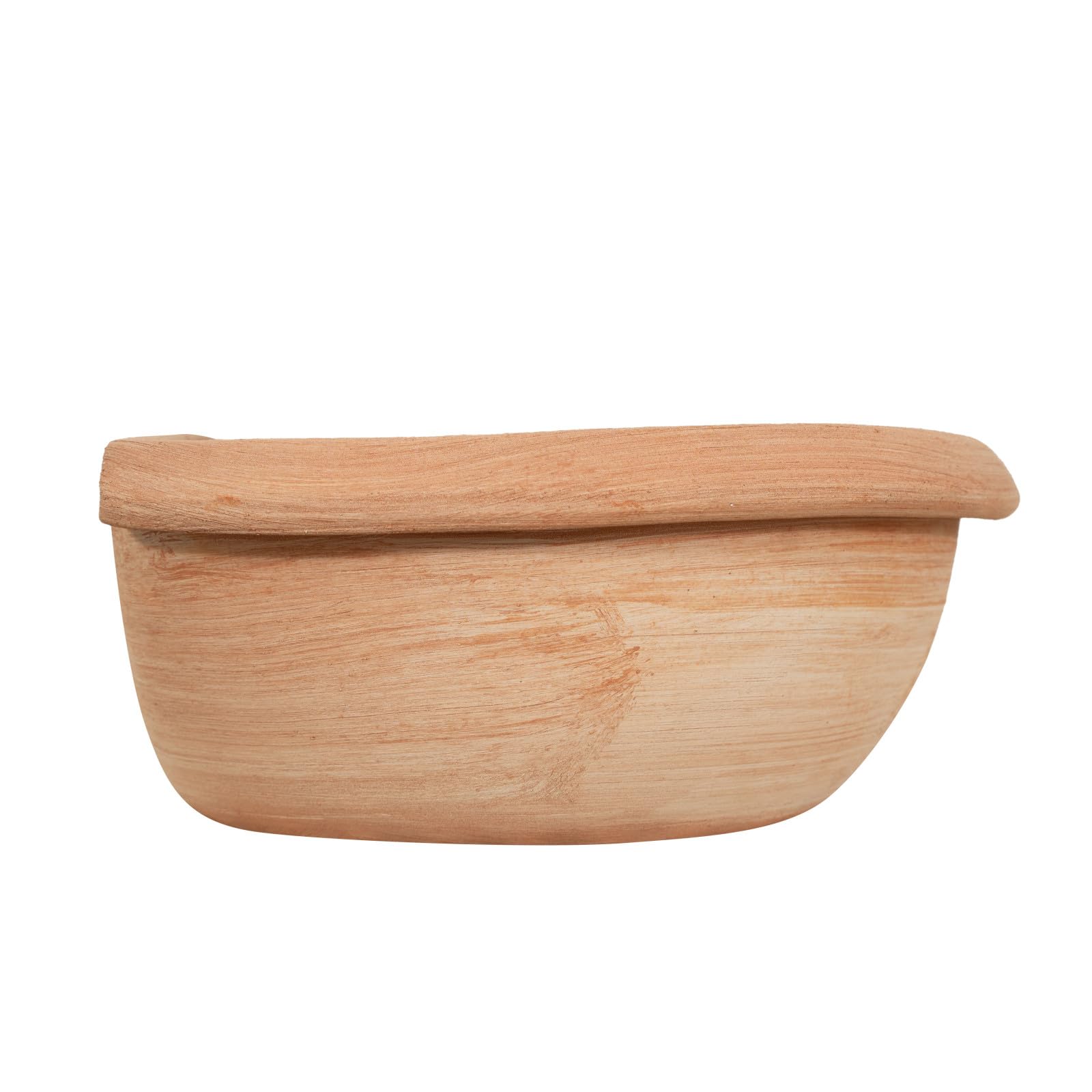 Biscottini Bañera para fuente de jardín de terracota Fuente de pared de exterior Fuente de pared Made in Italy lavabo decoración pared
