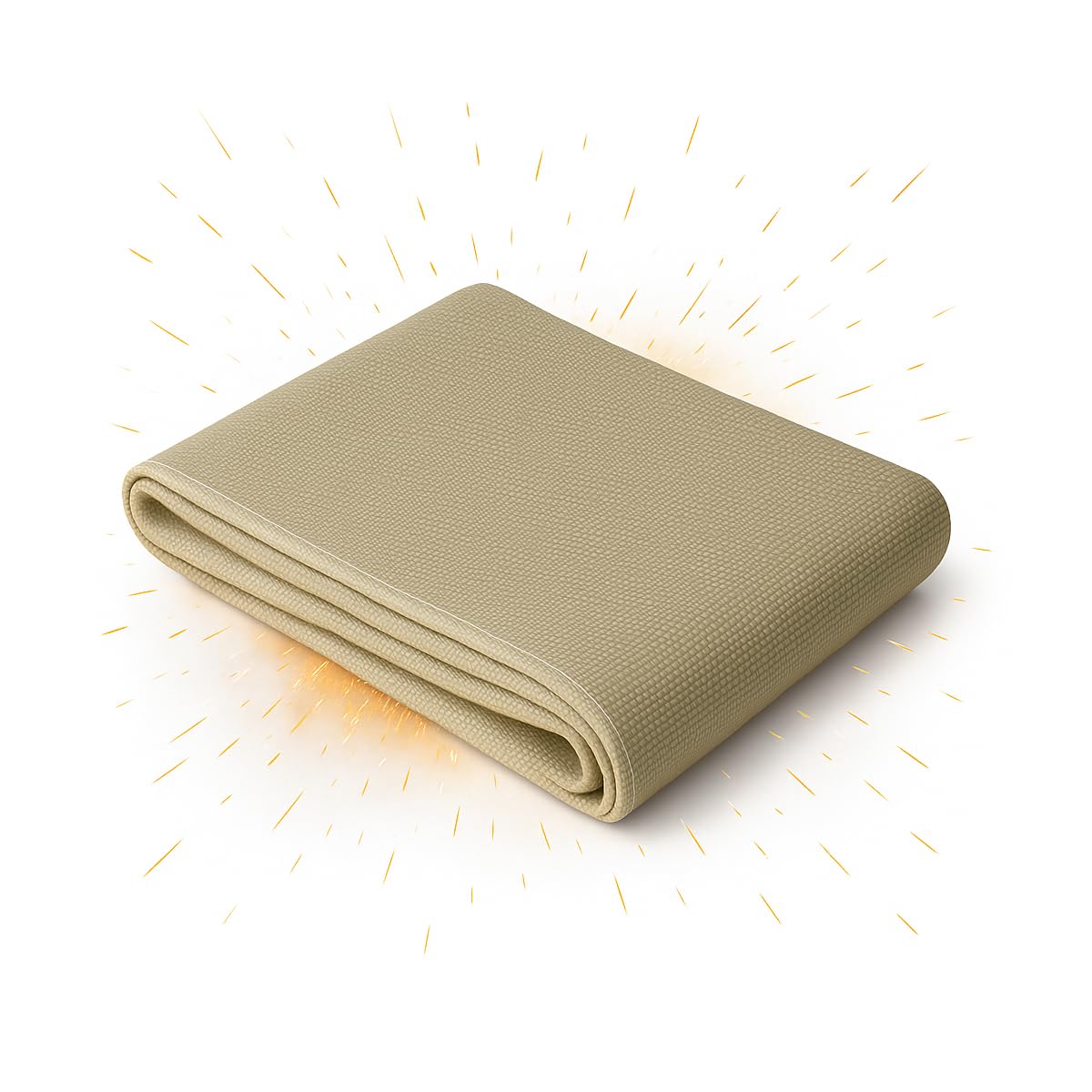 PROWELTEK - Bâche soudure anti-​feu 1×1m - Protection Thermique 550 °C - Fibre de verre Couverture de soudage M0