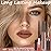 evpct 2Pcs Medium Brown Beige Lip Liner and Matte Lipstick Makeup Sets Vegan Lipstick Lip Liner and Gloss Set Long Lasting Waterproof labiales mate 24 horas originales matte larga duracion 24 25