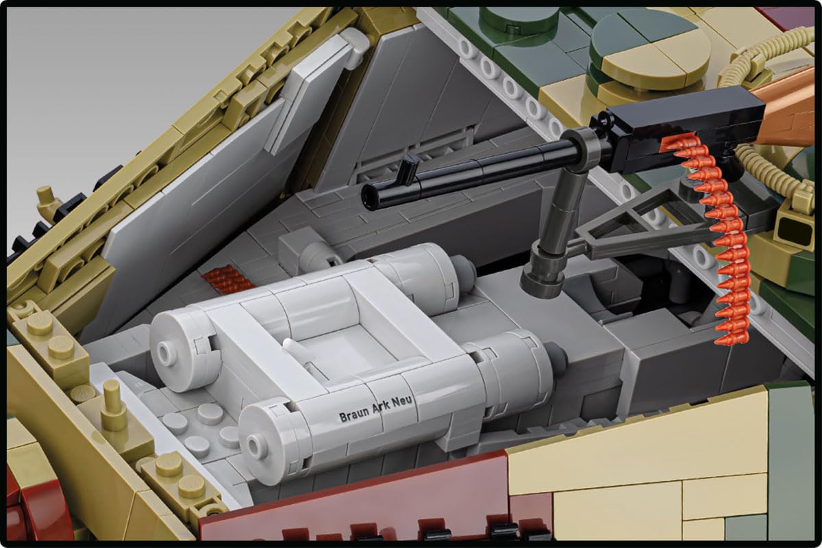 Tiger II Königstiger Scale 1:12, 86cm x 32.5cm x 29cm, Dreifarbig