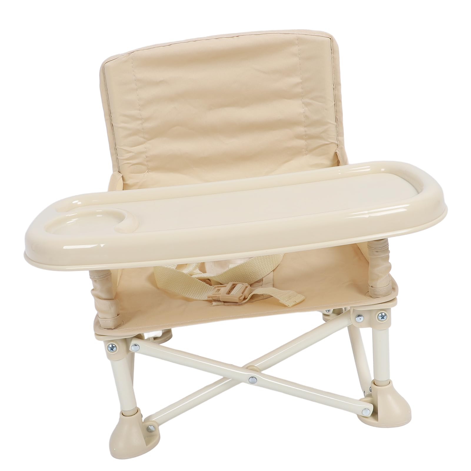 Chaise de bébé Portable, Siège d'appoint Pliable au Design Simple, Chaise Haute de Voyage avec Plateau pour Table à Manger, Camping, Plage, Tabouret d'extérieur pour Tout-petits