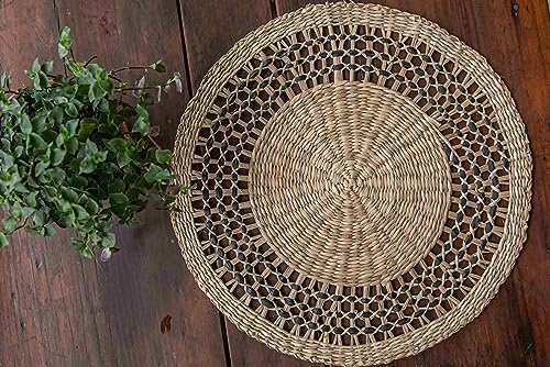 Lugar Americano Redondo Fibra Natural Seagrass 38Cm Rafimex