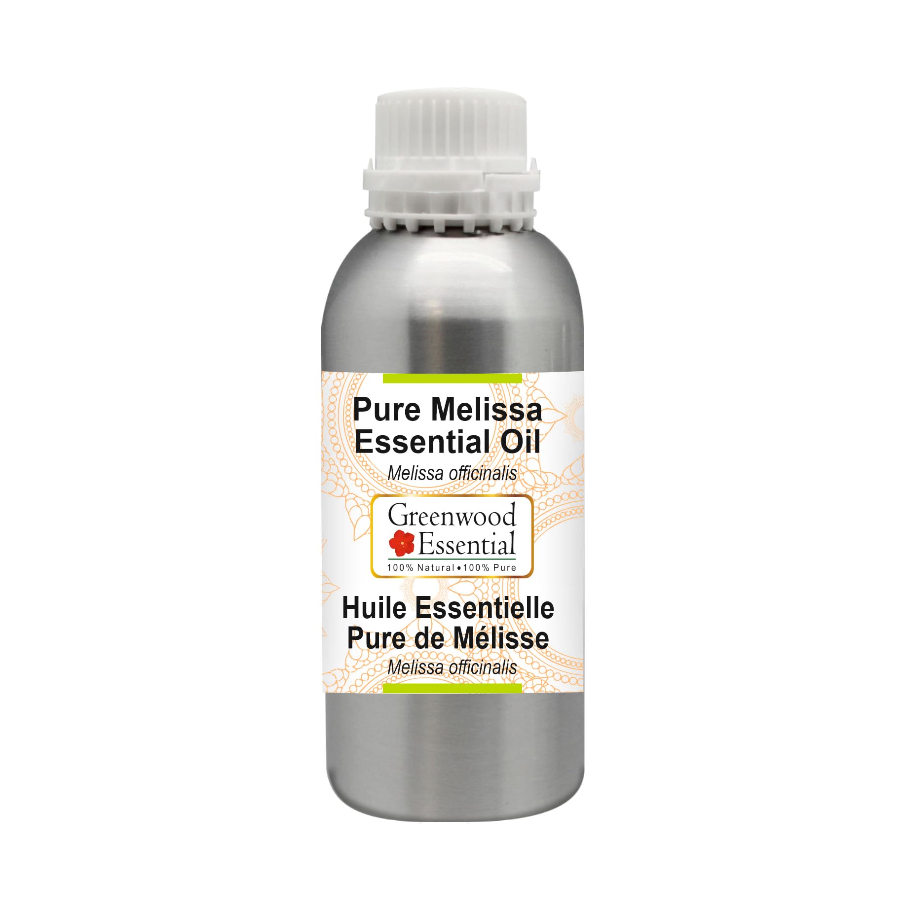 Greenwood Essential Naturreine Ätherisches Melissenöl (Melissa officinalis) Dampfdestilliert 1250ml (42 oz)