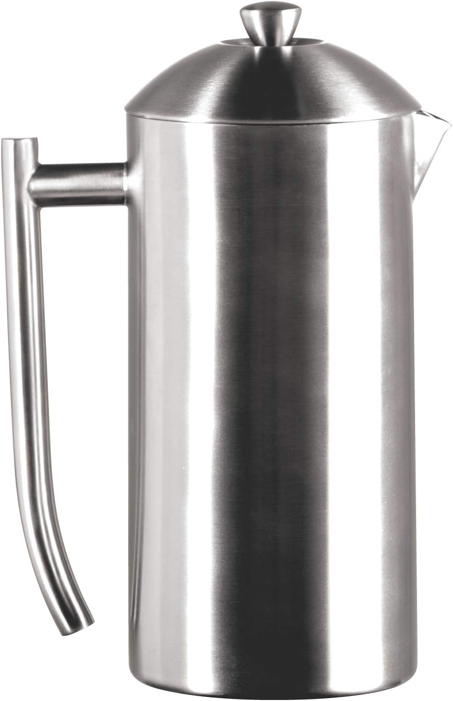 Frieling USA Double-Walled French Press Coffee Maker, 8 Ounce, Brushed Stainless Steel