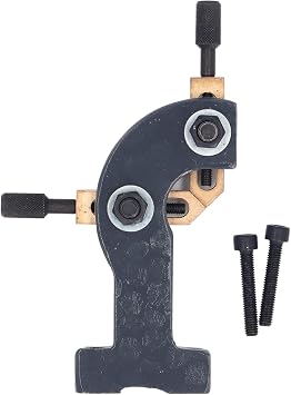 Mini Lathe Steady Rest Metal Mini Lathe Machine Center Frame compatible with 0618 CJ28A CJ18 CJ0618A 7x12 7x14 0618 3B Fixed Metal Stabilizer Power Lathe Accessories with Screws