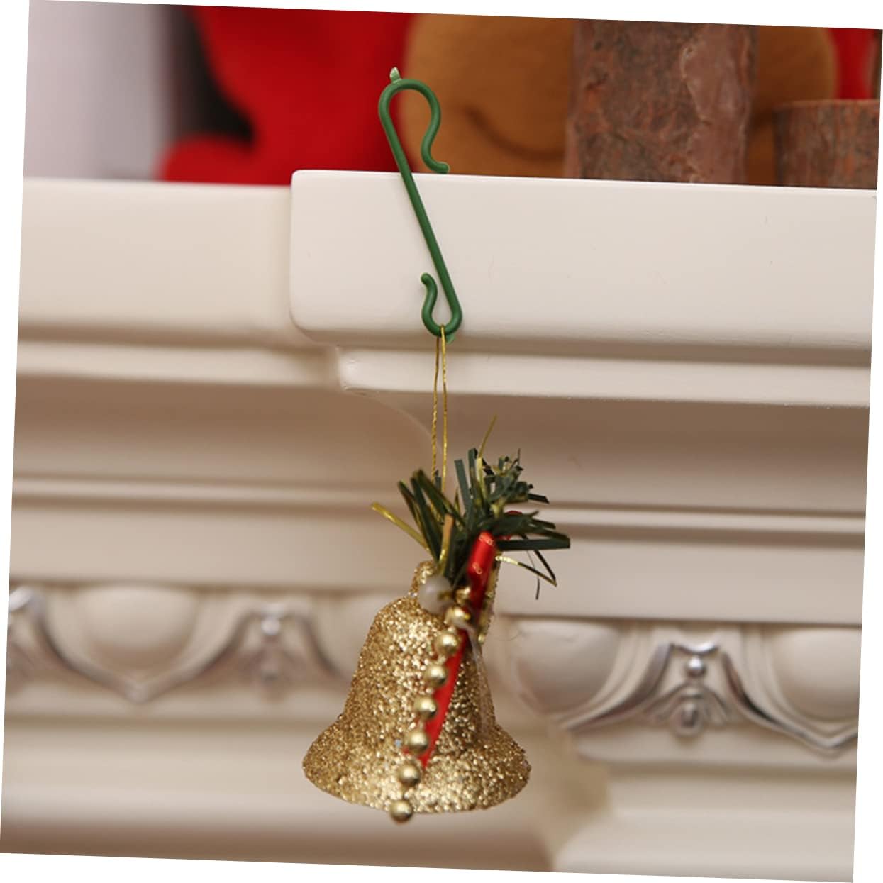 500 Pcs Christmas Tree Hooks S-Shaped Plastic Ornament Hangers for Decorations