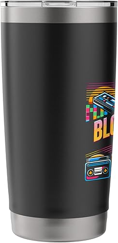 Miniatura 4 de Blockbuster Nights 90s Movie Classics Nostalgic Fun - Vaso aislado de acero inoxidable Negro