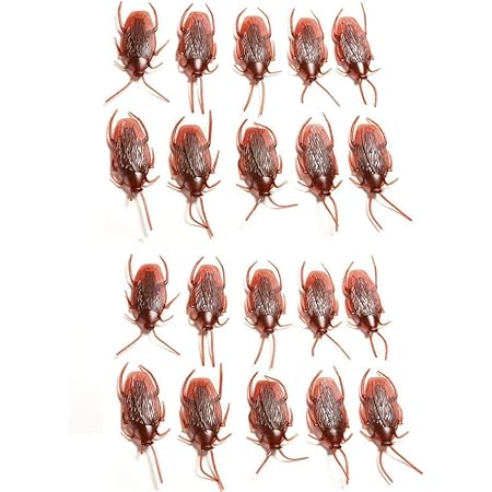 Amazon ゴキブリ おもちゃ 個 セット スプレー ゴキブリおもちゃ リアル ハロウィン ハロウィン ジョーク玩具 ジョーク どっきり おもちゃ