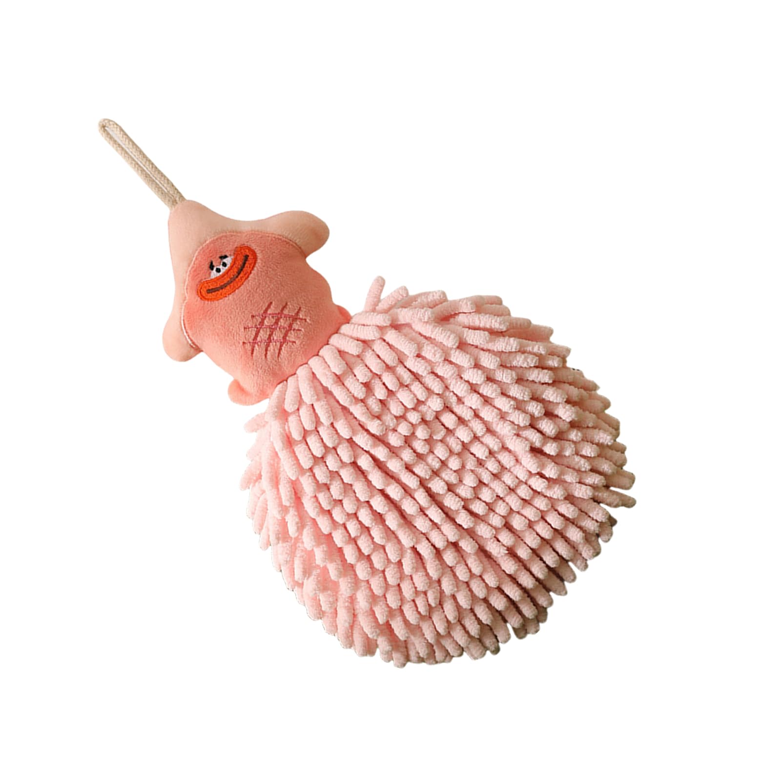 Buxuaaaa Squid Wipe Handball Chenilles Absorbent Hand Towel Fast Drying Soft Hangable Towel Hands Wipe Balls For Bathroom Kitchen Decoration Cartoon Hand