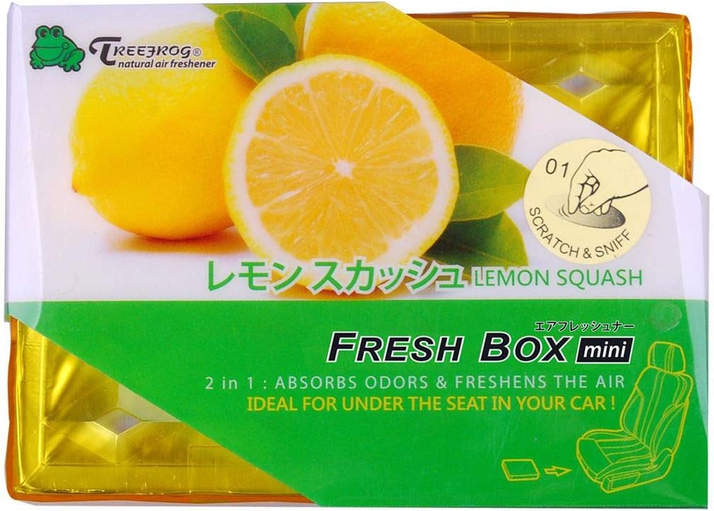 Treefrog Fresh Box Mini (Xtreme Fresh) 2X Black Squash, 2X Fresh Squash, 2X Lemon Squash Scent JDM Air Freshener