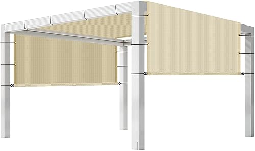 Toldo para pérgola de 3 x 7 pies para exteriores, para patio, terraza, porche, patio trasero, glorieta, cubierta de repuesto con ojales espaciados,