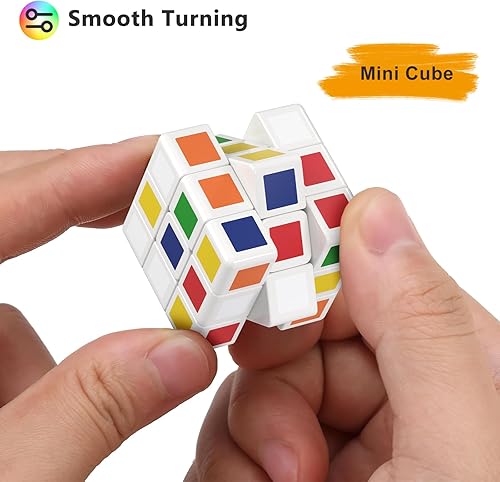 Miniatura 3 de Vdealen Paquete de 24 mini cubos de rompecabezas para niños, juguetes de rompecabezas, recompensas escolares y premio en el aula para estudiantes,