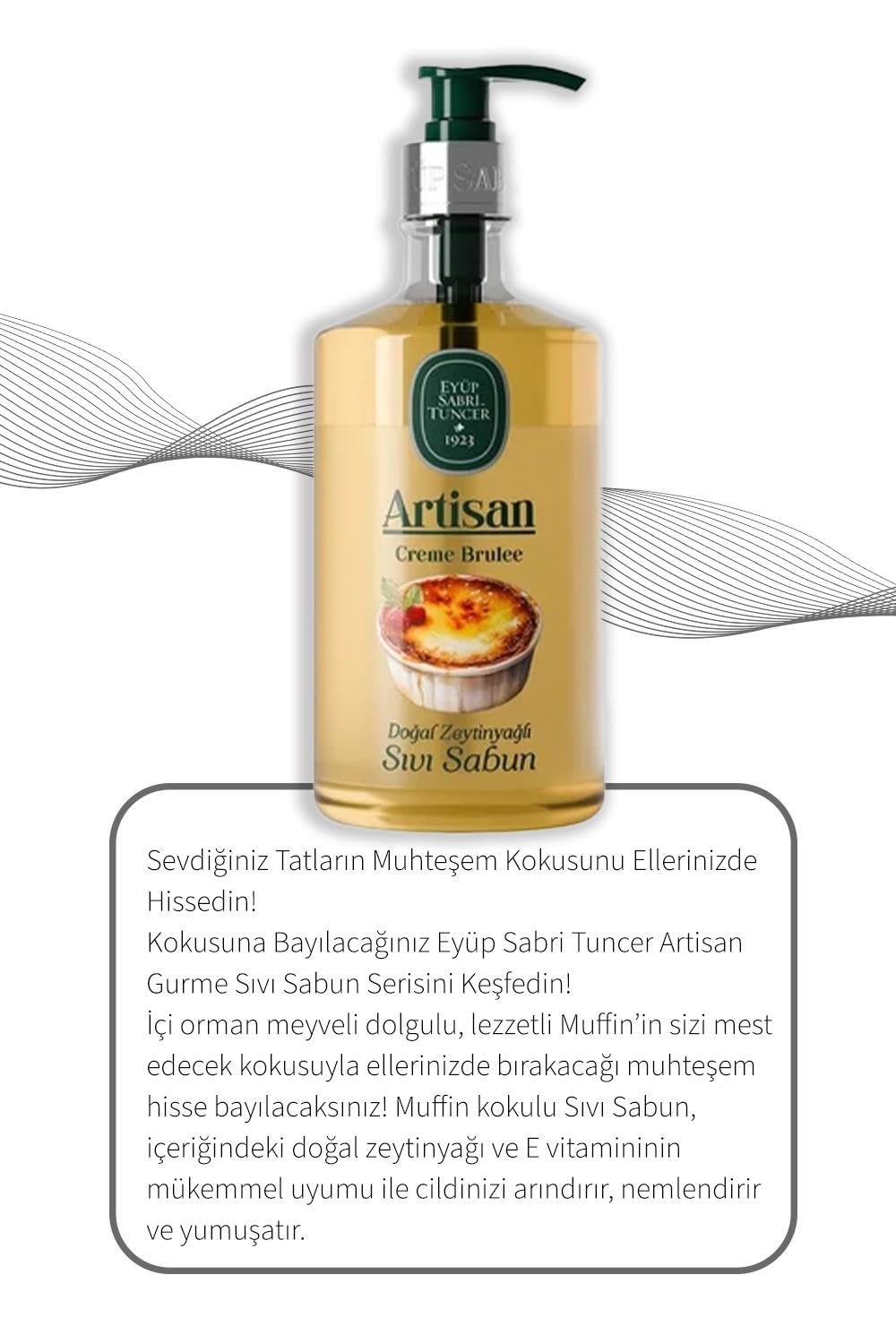 Eyüp Sabri Tuncer Creme Brulee Artisan Sıvı Sabun 600 ML 5 Al 4 Öde ve Rosie Pamuk