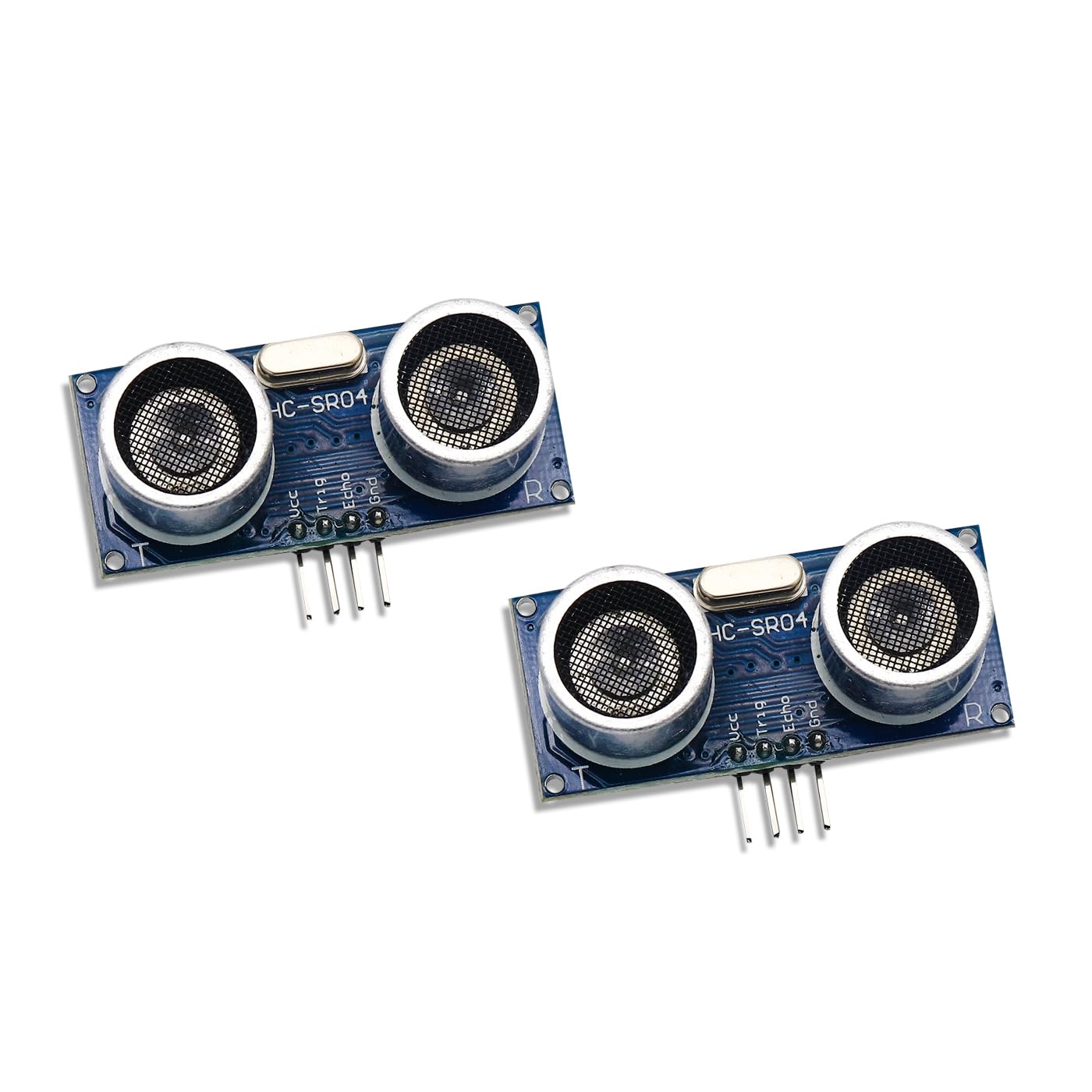 Electronic Spices Ultrasonic Module HC-SR04 Distance Measuring Ranging Transducer Sensor DC 5V 2-450cm (Pack of 2)