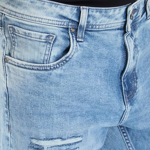 Image of Spykar Men's Ricardo Comfort Fit Mid Rise Casual Jeans