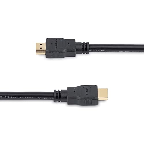 Miniatura 3 de StarTech com - Cable HDMI de alta velocidad 10ft 10ft cable HDMI de 4 K x 2 K HDMI MM 118in HDMI 14 chapado en oro HDMM30 cm color negro