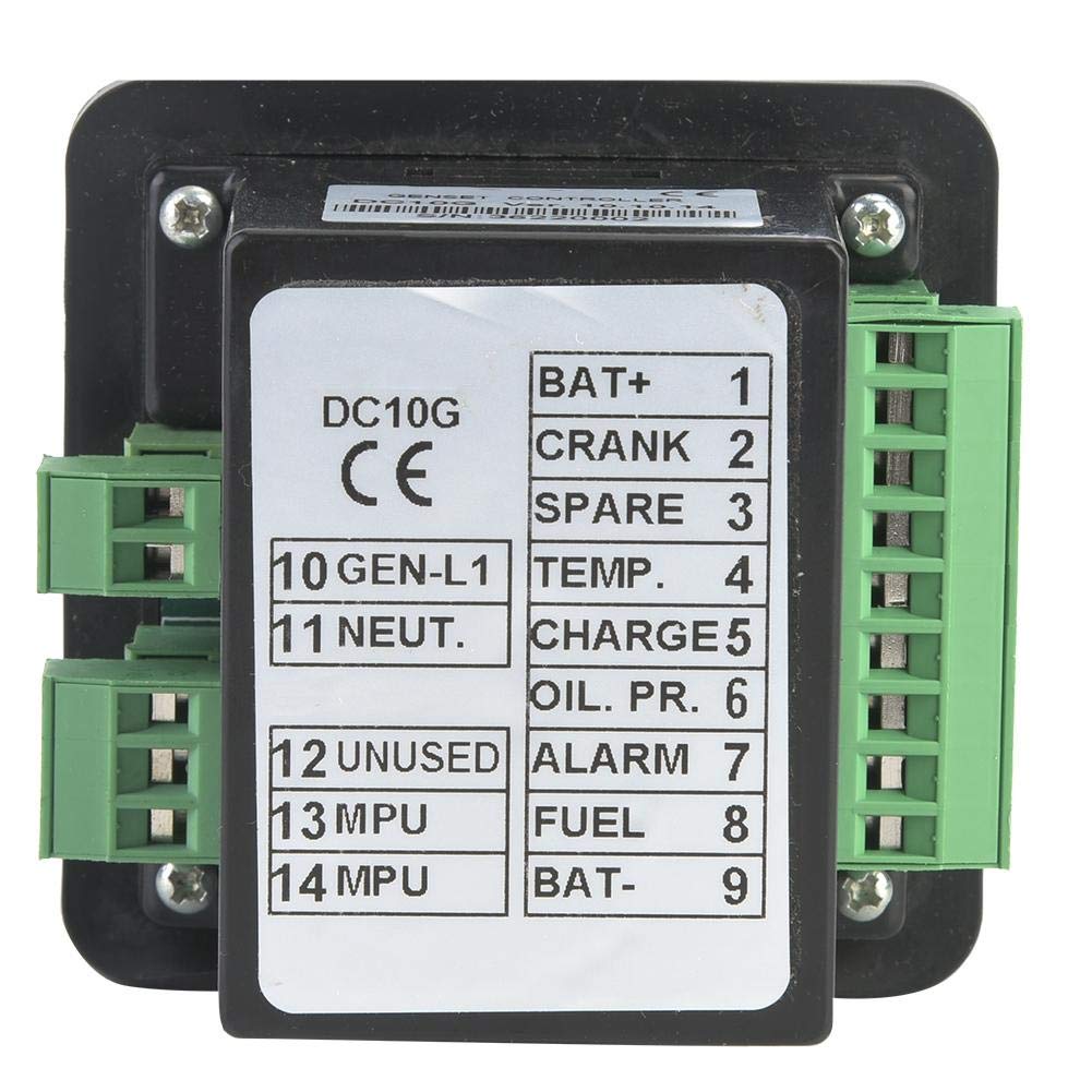 【 2021 nowa oferta 】 Instrukcja obsługi silnika Taidda- sterowanie startem, generator ręczny sterownik silnika DC10G, regulator startu, moduł panelu sterowania, części generatora