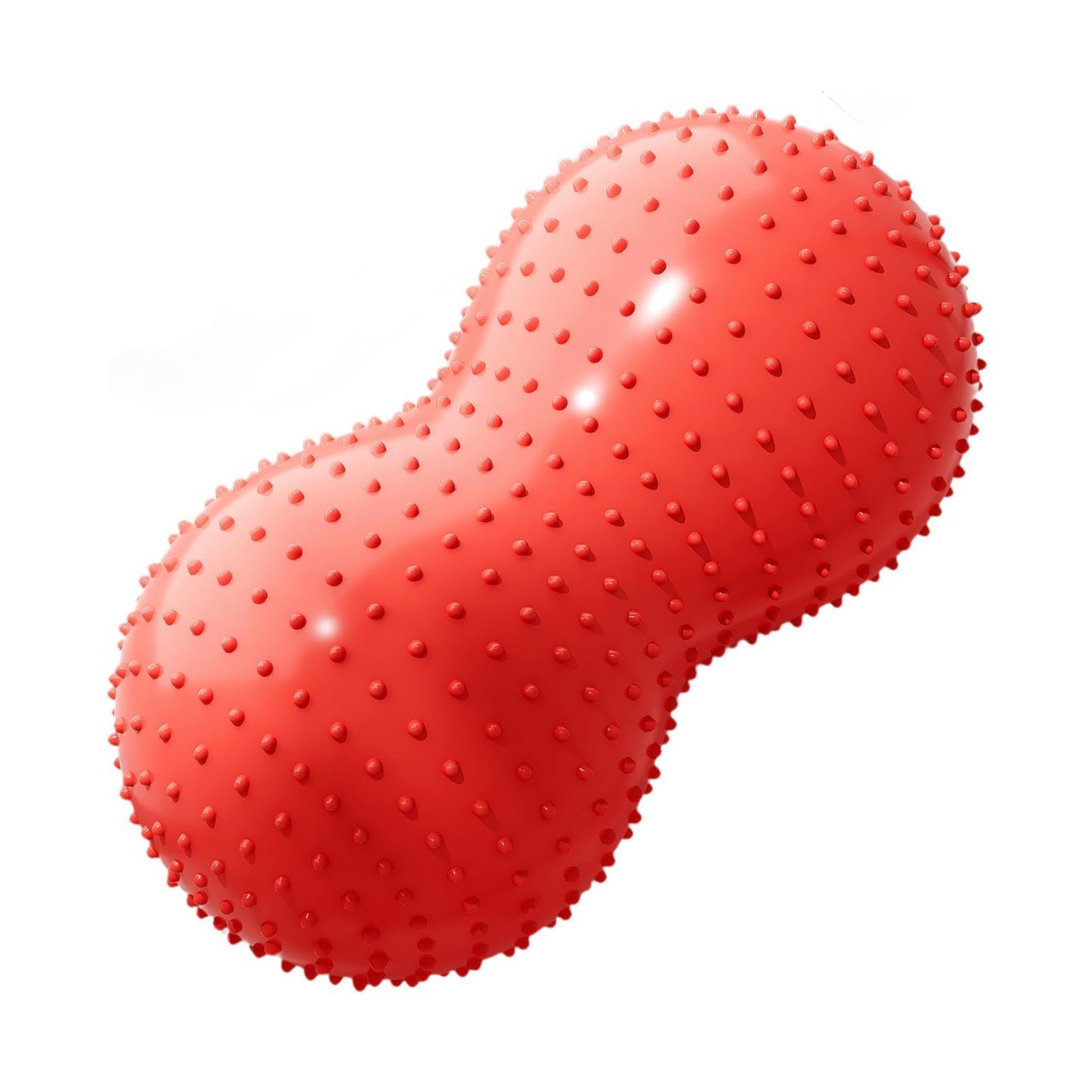 Peanut Ball Trainingsball Gleichgewicht Ball Pilates Gymnastikball mit Praktischer Luftpumpe Aus PVC für Balance Schwangerschaft Fitness Heimgebrauch