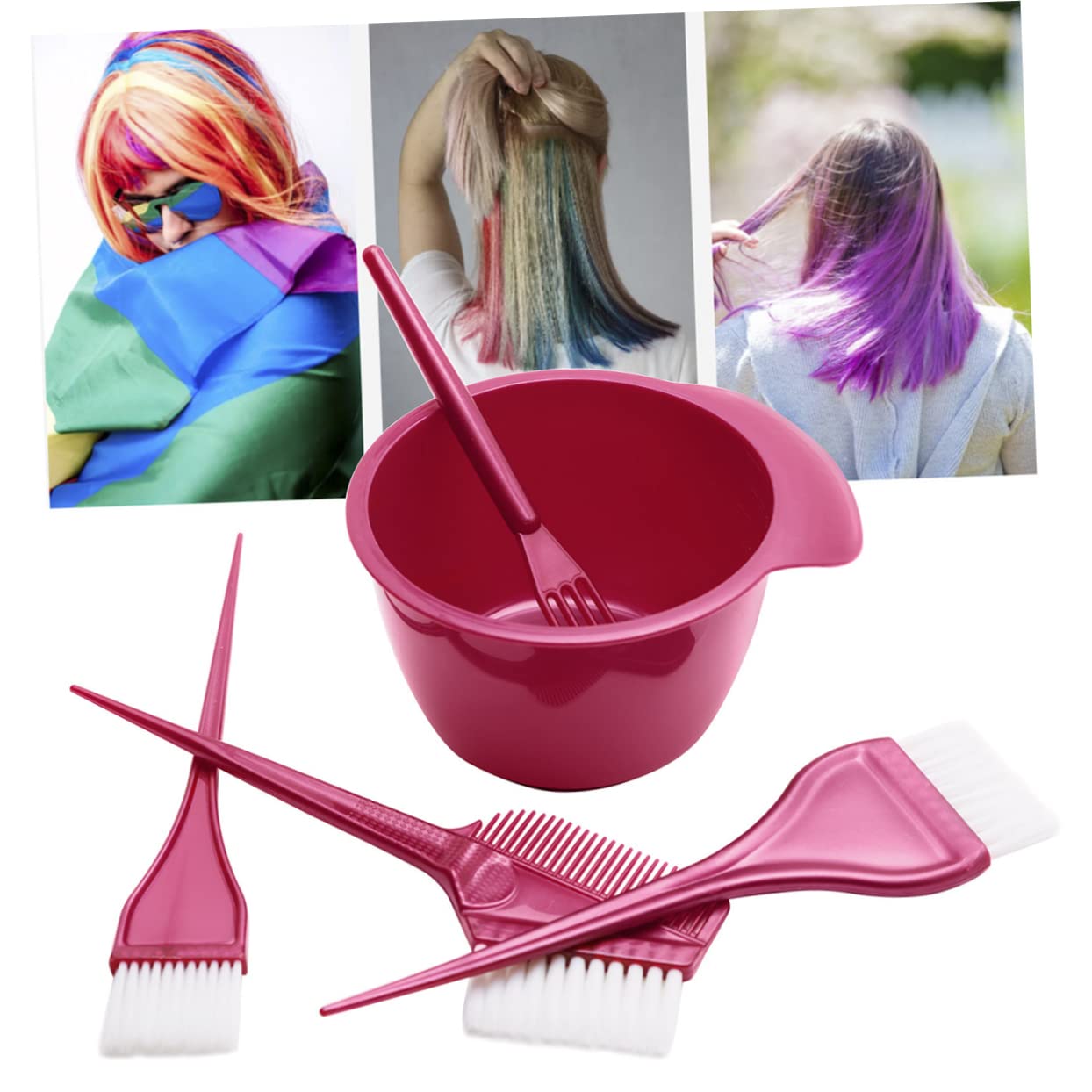 DOITOOL 3sets Strumenti Per Colorazione Kit Professionale Con Ciotola e Pennello Adatto Per Uso Domestico e Salone Include Accessori Per e Mischiatura Facile Da Usare Per Principianti e