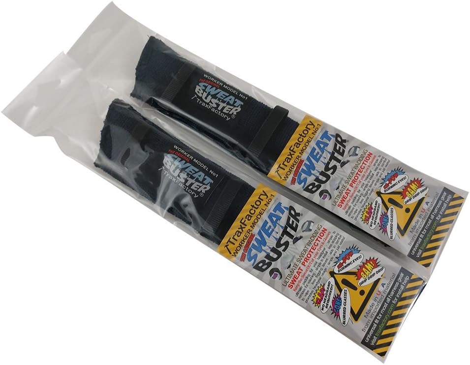 Worker Sweatband for Hard Hats Welding Helmets face Shields Any Harness Head Gear. 2 Pack. Made in USA