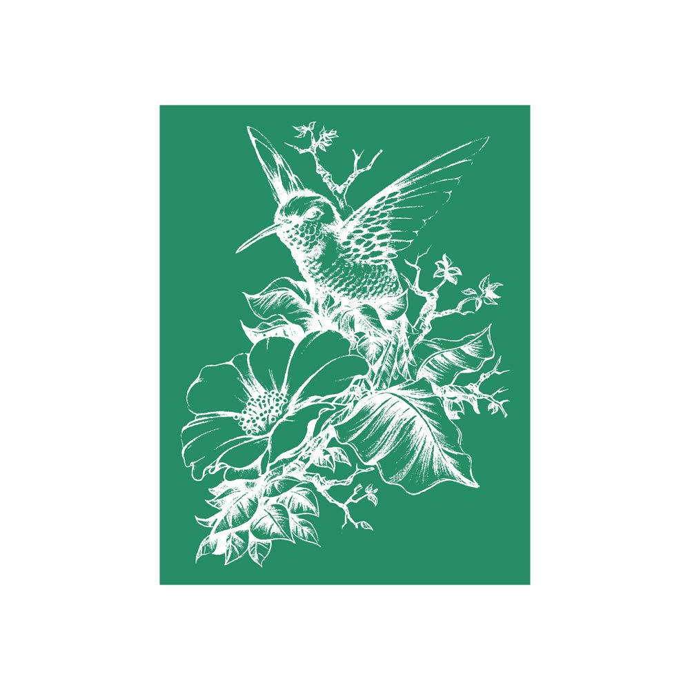 DGAGA DIY Self-Adhesive Silk Screen Stencil Mesh Transfers Various Letter Pattern for Festival Stencils Painting on Wood, Home Decor, Bag, T-Shirts(8.5x11,Bird)