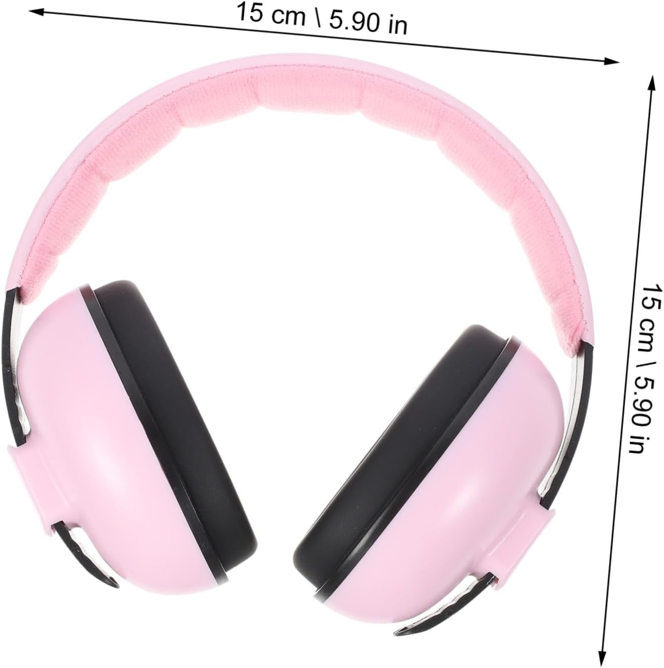 Hearing Protection Earmuffs for Infants, Soft Noise Blocking Ear Muffs with Adjustable Headband for Sleep and Travel