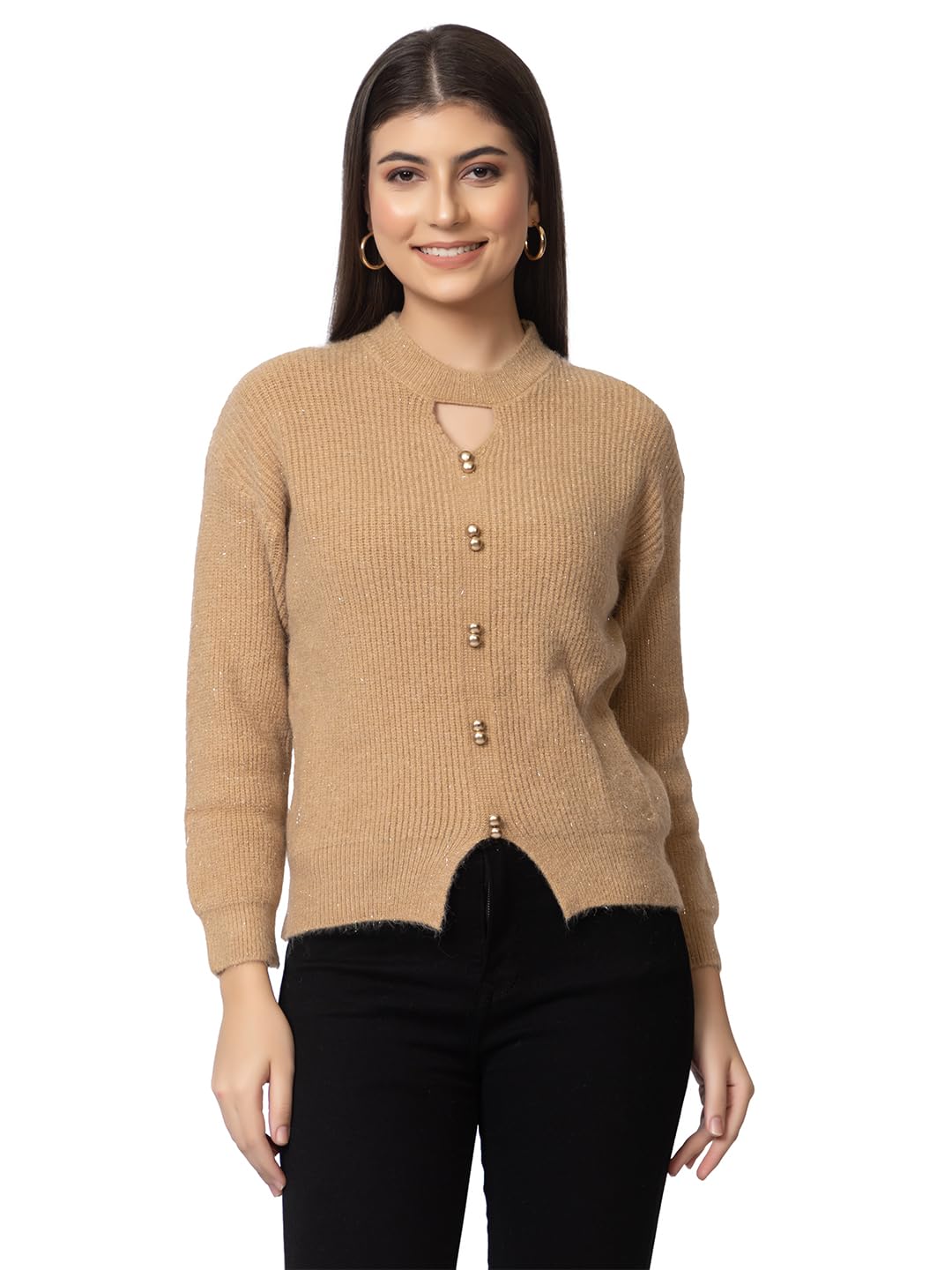 gfo Fancy Woollen Top Type Cardigan/Sweaters for Women-picture-47
