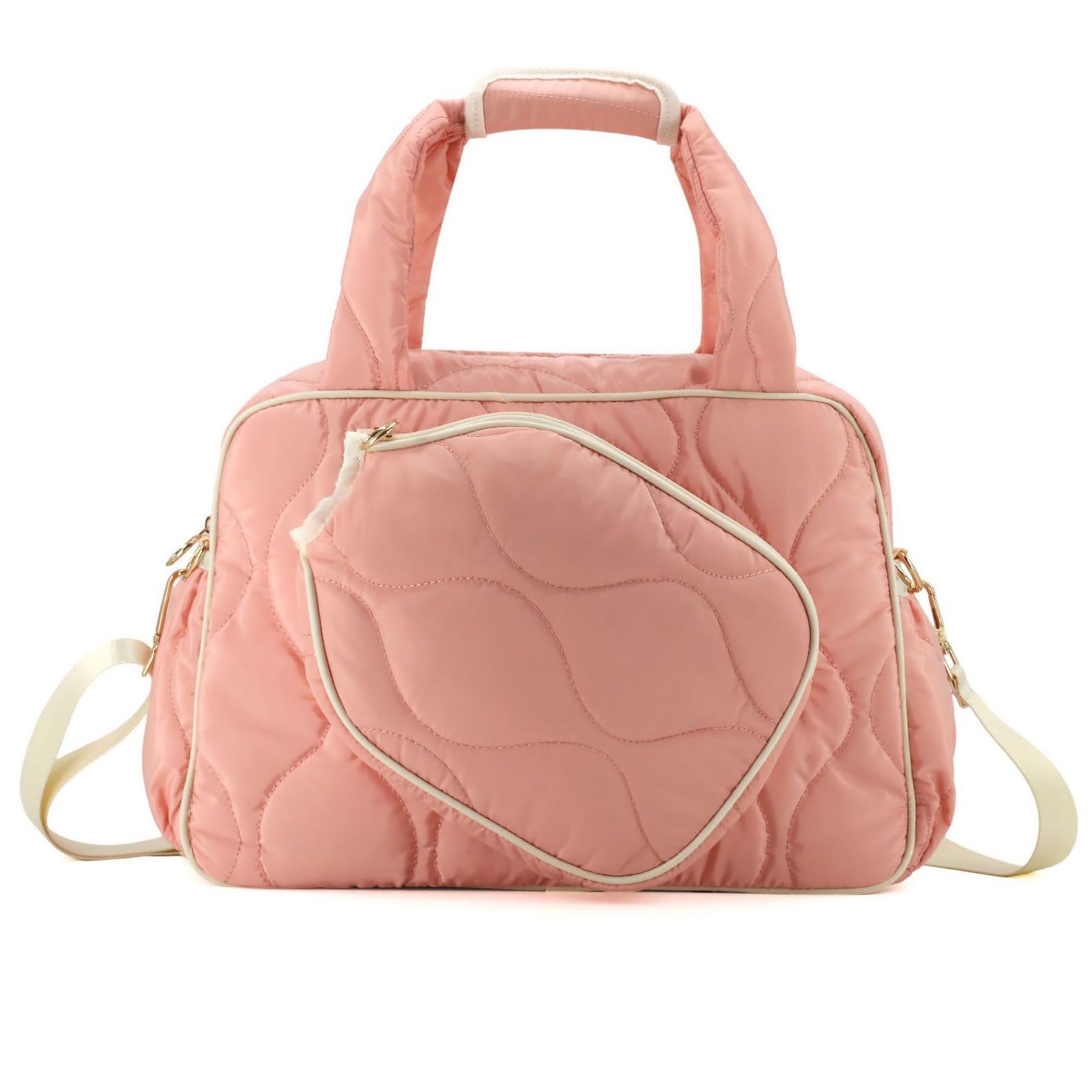 Borsa da Tennis Impermeabile Borsone | Trapuntata, Resistente All'acqua, Borsa con Ampio Scomparto, per Allenamento