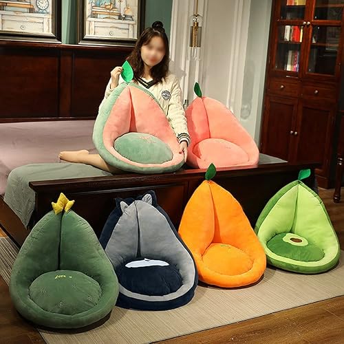 Miniatura 2 de Cojín de asiento de felpa para sofá perezoso de gato, cojín para silla de oficina, tapete cálido para suelo, cojín de asiento acogedor con respaldo