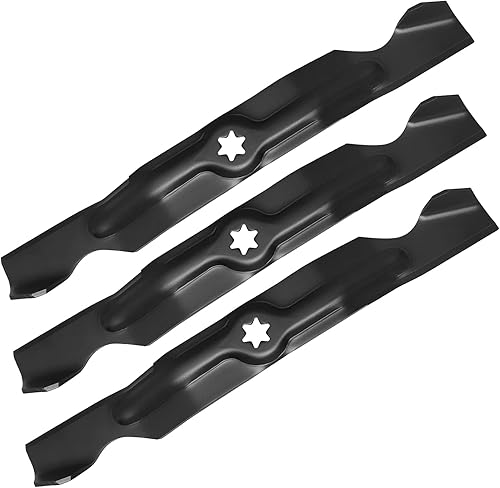 942-04053C - Cuchillas de cortacésped aptas para Cub-Cadet 50 pulgadas, cuchilla 2 en 1 742-04053 compatible con cortacésped Cub Cad et LTX1050, 942-04053C - Cuchillas de cortacésped aptas para Cub-Cadet 50 pulgadas, cuchilla 2 en 1 742-04053 compatible con cortacésped Cub Cad et LTX1050,