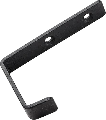 Miniatura 5 de Ganchos de pared resistentes extra gruesos de metal puro, doble agujero, gancho más firme, para abrigos, llaves, bata, ganchos de utilidad