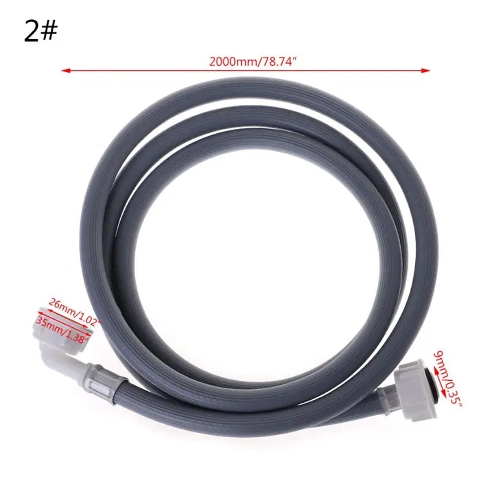 Manguera De Desagüe De La Lavadora Manguera de llenado de alimentación de agua for tubo de entrada de lavavajillas y lavadora con curva de 90 grados