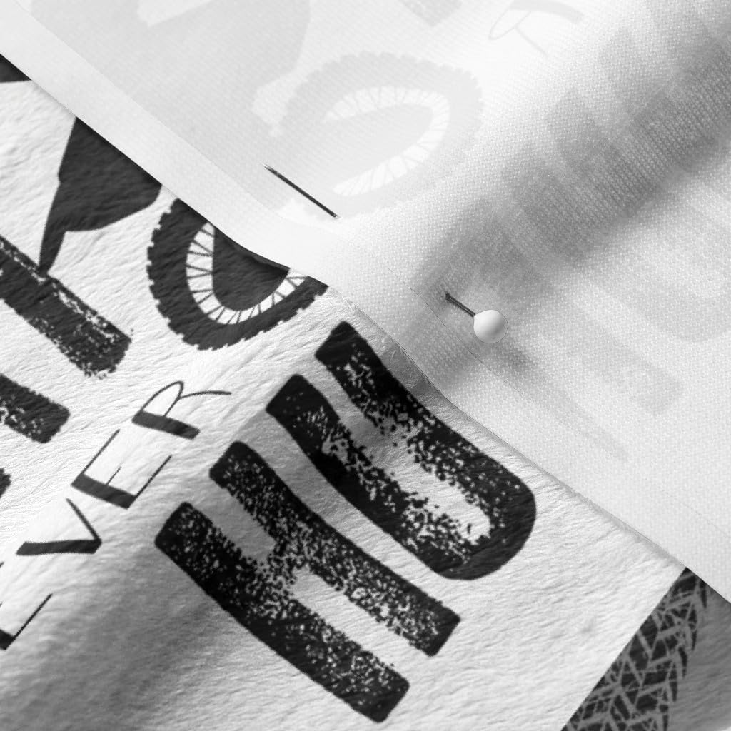 Spoonflower Fabric - Motocross Little Dirt Hurt Wholecloth Cheater Quilt Printed on Minky Fabric by The Yard - Sewing Baby Blankets Quilt Backing Plush