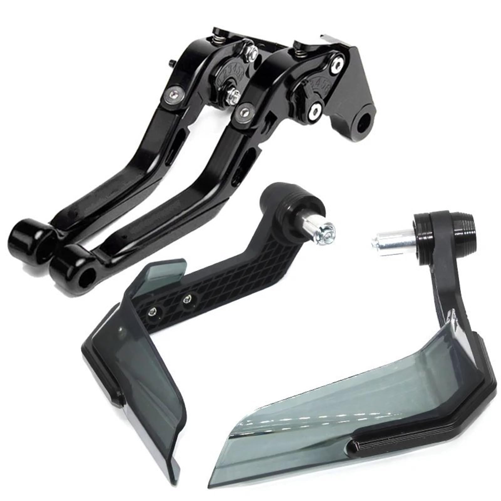 Levier de frein embrayage MT07 noir avec protège-main pour moto Tracer 2013-2022