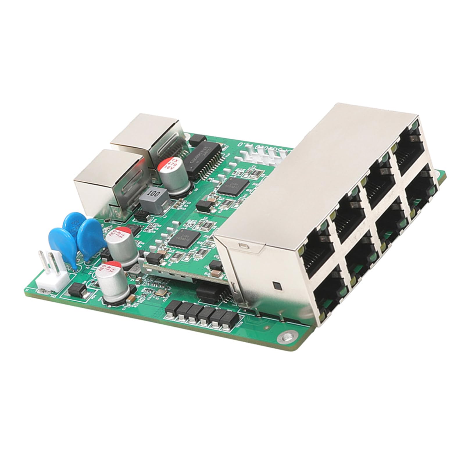 Switch di rete Gigabit a 10 porte 8 PoEs Port Plugs and Play Design per una facile installazione e configurazioni