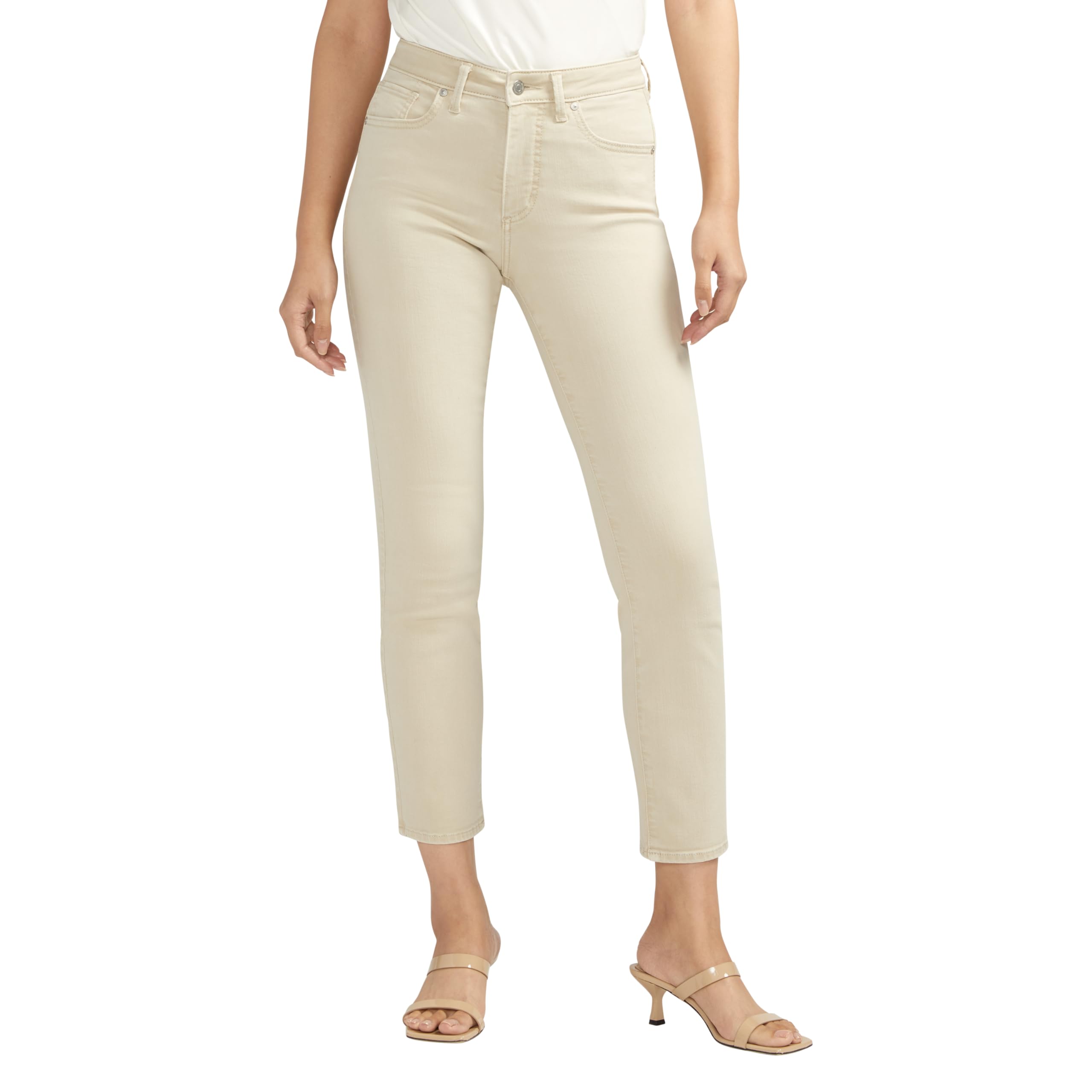 Silver Jeans Co. Women's Isbister High Rise Straight Leg Jeans
