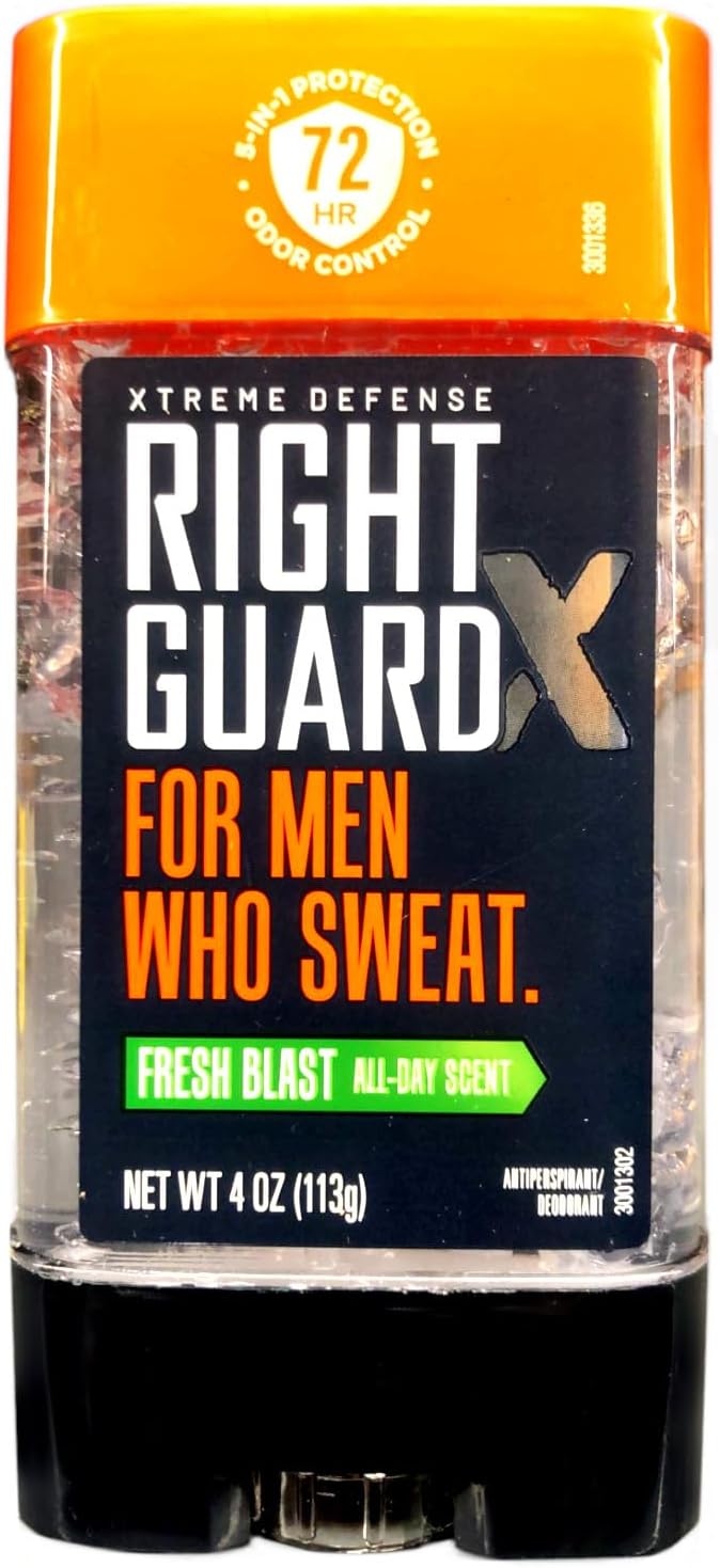Right Guard Total Defense Anti-Perspirant Deodorant Power Gel Fresh Blast 4 oz