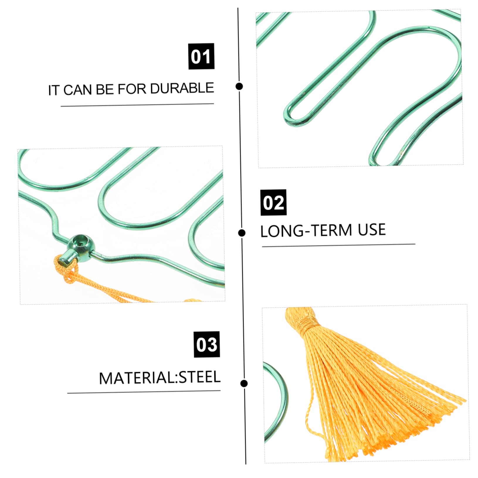 ibasenice 8pezzi Clip Per Spartiti Musicali Con Pendenti Tulle Supporto Per Libri Musicali Clip Per Pagina Di Musica Per Pianoforte e Chitarra
