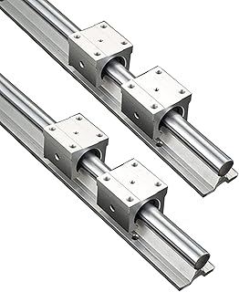 GUWANJI CNC Parts 2Pcs SBR16 800mm Linear Rail + 4Pcs SBR16UU Bearing Block, 16mm Linear Rail Guide Length 31.5 inch(800mm)