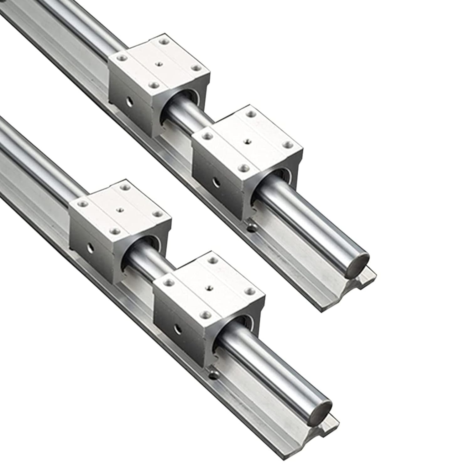 GUWANJI 2PCS Linear Rails SBR12 1000mm Linear Guide Rails with 4PCS