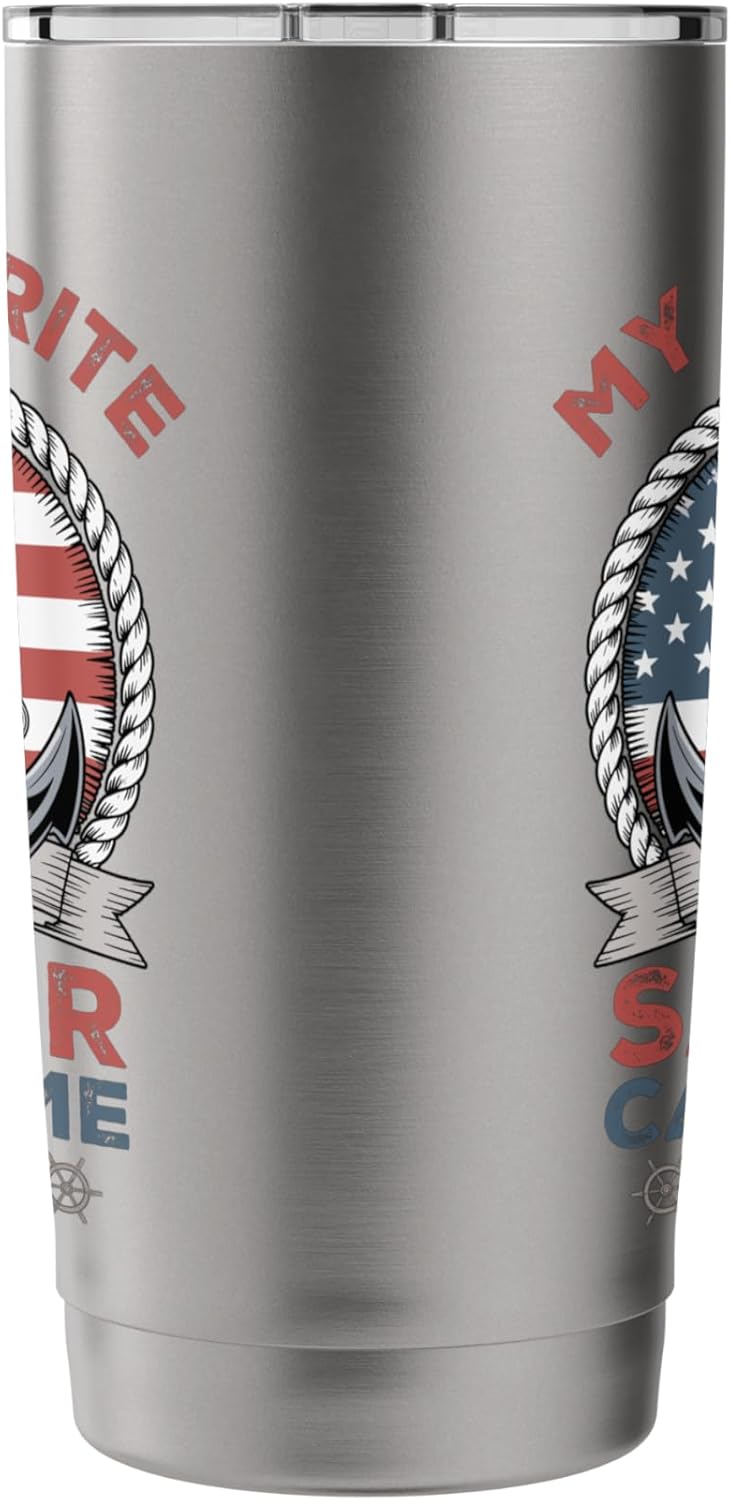 My Favorite Sailor Calls Me Mom Stainless Steel Insulated Tumbler