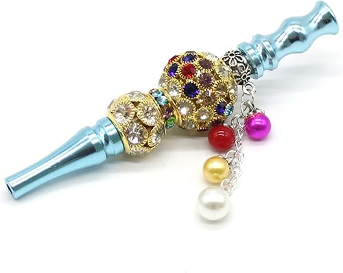 Miniatura 5 de 8 unids Shisha cachimba boca puntas de la cachimba colorido diamante cachimba boquilla manguera accesorios soporte de lujo mejor que las puntas de