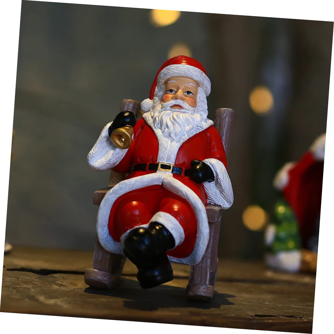 Amazon.co.jp: CAXUSD シーシークリスマス樹脂サンタクロース置物 耐久