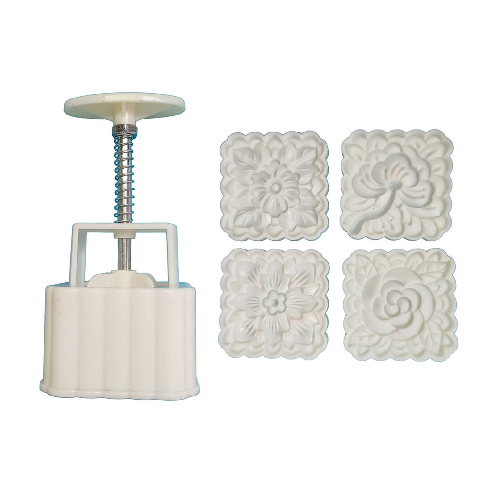 Tsophreniq 180g Flower Shaped Pastry Cakes Molds Mold Hand Pressure Baking Accessories Stamps
