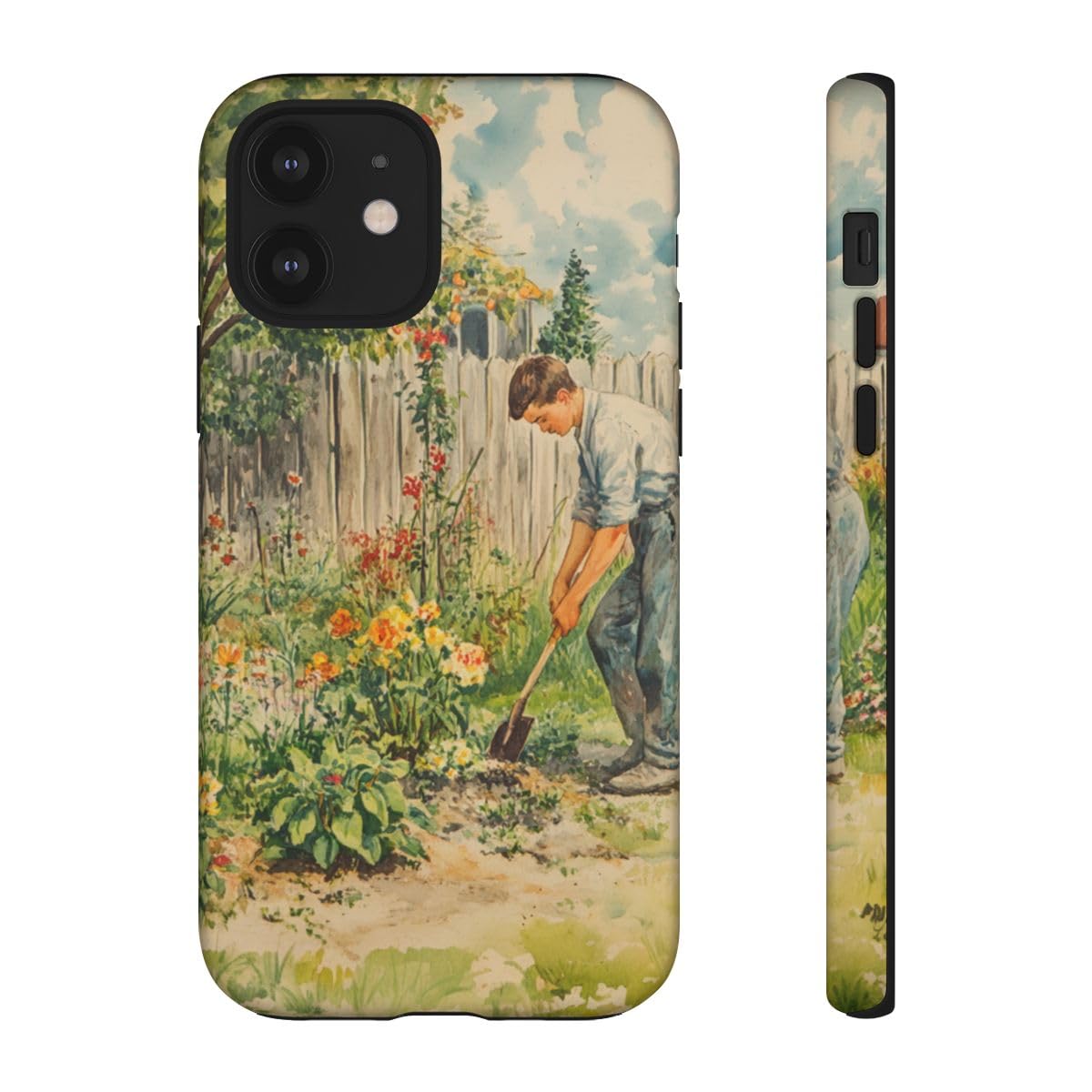 Funda protectora mate iPhone 12 Andriez Man rígida antigolpes 2