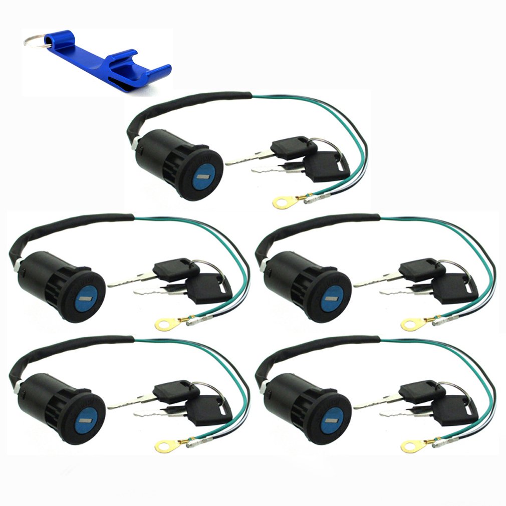 TC-Motor 2 Wire Ignition Key Switch For 2 Stroke 47cc 49cc Mini Dirt Pocket Bike ATV Quad Go Kart Moto (5)