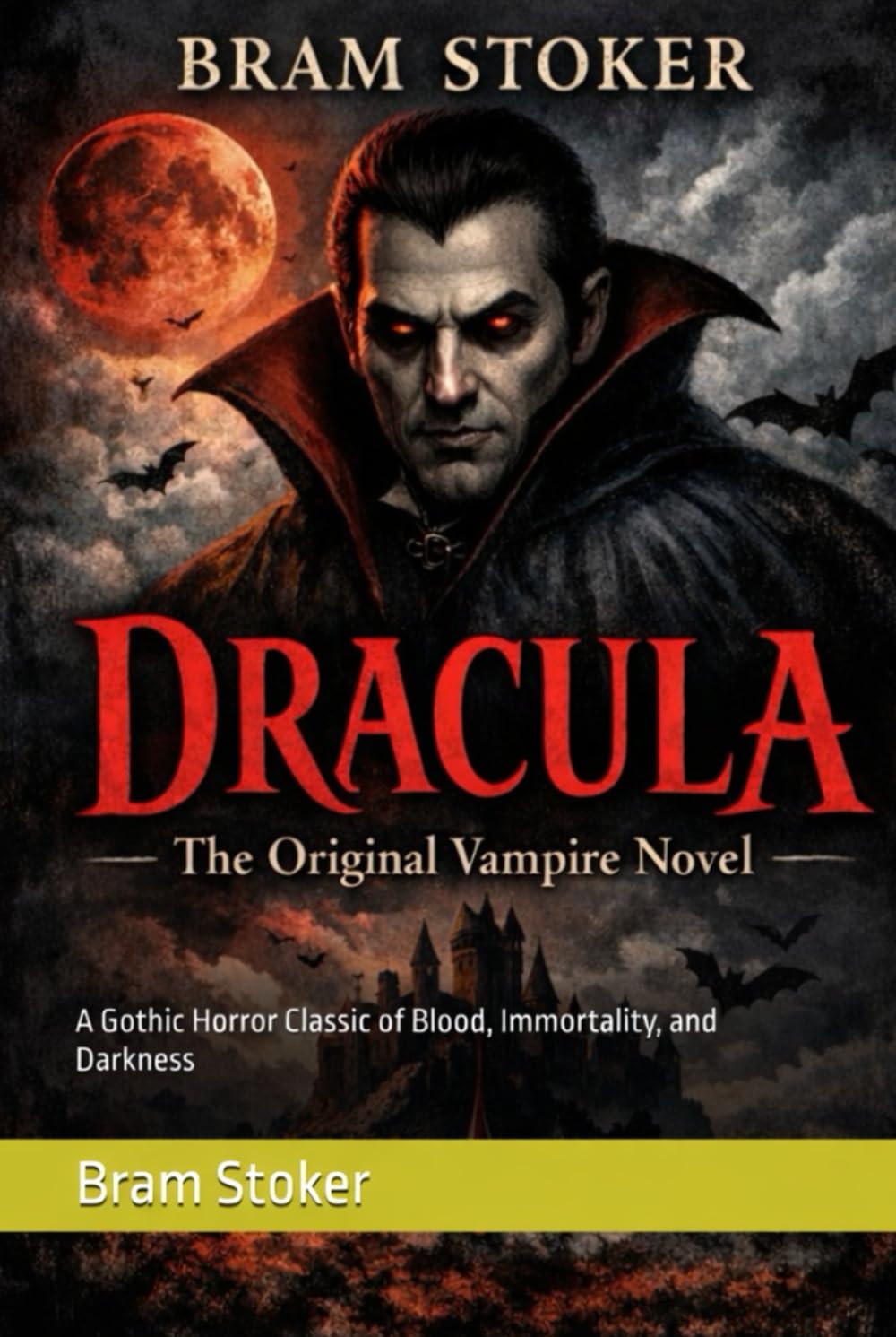 Dracula: The Original Vampire Novel: A Gothic Horror Classic of Blood, Immortality, and Darkness