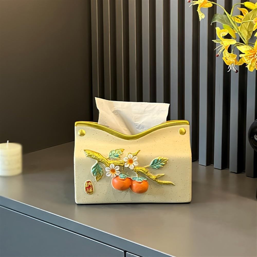 ティッシュホルダー スクエア 樹脂ティッシュボックスカバー ハンドクラフト ティッシュペーパーボックスカバー 中国のティッシュホルダ